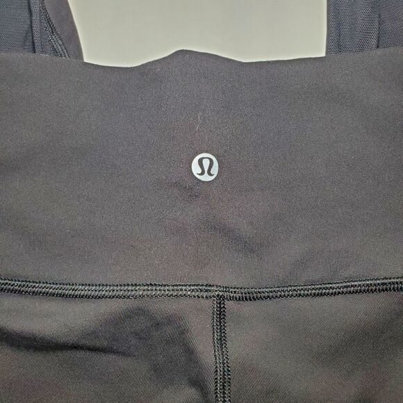 Lululemon Wunder Under Pant Hi-Rise Tech Mesh Size 6 - Picture 6 of 10